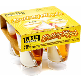 Buttery Nipple Twisted Shotz - 4 pack
