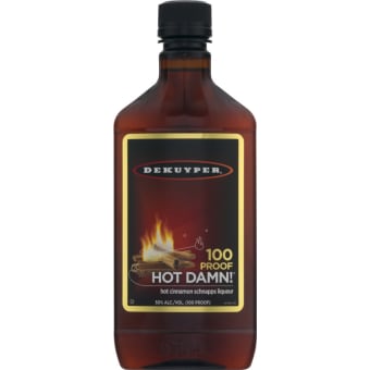 Dekuyper Hot Damn 100 Proof - 375mL