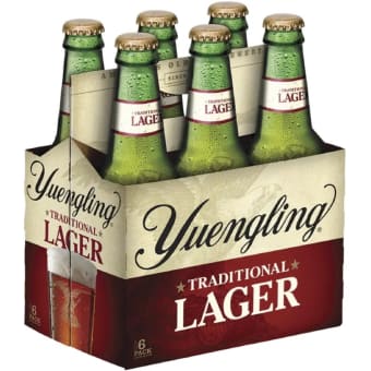 YUENGLING TRADITIONAL LAGER 12OZ 6PK BTL