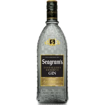 SEAGRAMS DISTILLERS RESERVE GIN 750ML