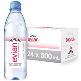 Evian 500ml 24pack Bottles