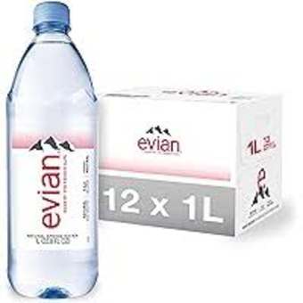 Evian 1liter 12pack Case