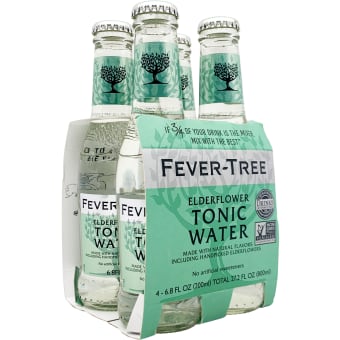 Fever Tree Elderflower Tonic - 4 bottles / 6.8oz