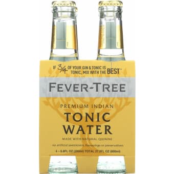 Fever Tree Tonic Water - 4 bottles / 6.8oz