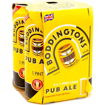 Boddingtons Pub Ale - 4 cans / 16.9oz