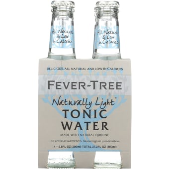 Fever Tree Light Tonic - 4 bottles / 6.8oz