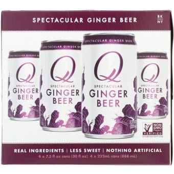 Q Spectacular Sparkling Ginger Beer - 4 cans / 7.5oz