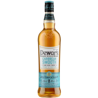 Dewar's Carribbean Rum Cask 8 Years Old Whiskey Scotch - 750mL