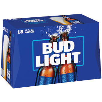 Bud Light Beer - 18 bottles / 12oz