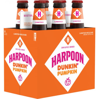 Harpoon Dunkin' Pumpkin - 6 bottles / 12oz