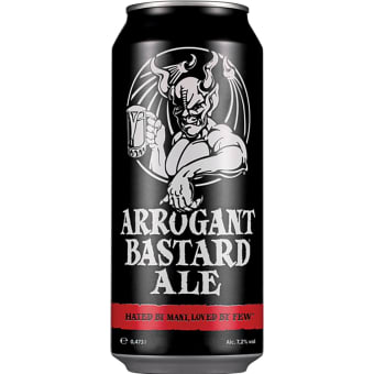 Stone Arrogant Bastard Strong Ale - 6 cans / 12oz