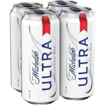 Michelob Ultra - 4 cans / 16oz