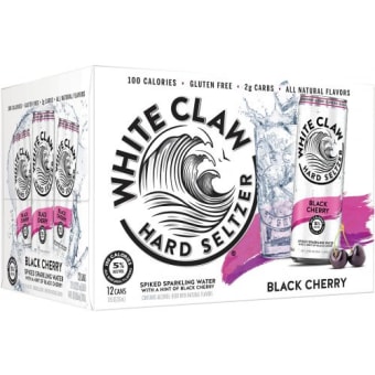White Claw Black Cherry - 12 cans / 12oz