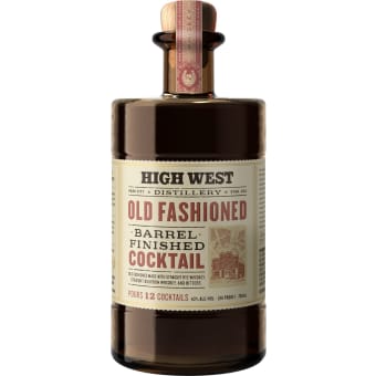 High West Old Fashioned Barrel Finished Cocktail - 750mL