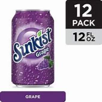 Sunkist Grape 12pack Can
