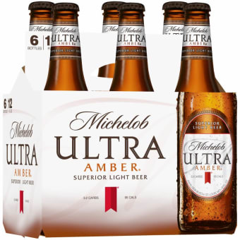 MICHELOB ULTRA AMBER 12OZ 6PK BTL