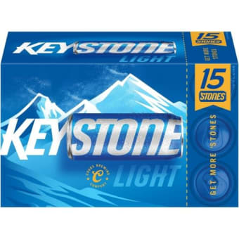 KEYSTONE LIGHT CAN 12OZ 12PK/15PK