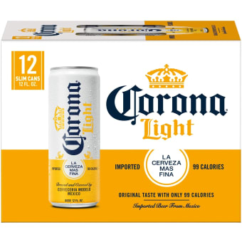 CORONA LIGHT CAN 12PK 12 oz