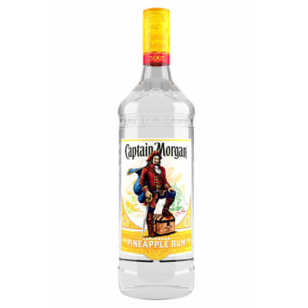 CAPTAIN MORGAN WHITE PINEAPPLE RUM 750ML