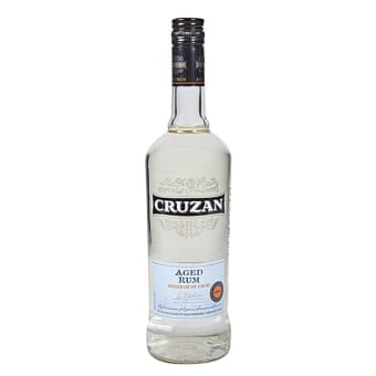 CRUZAN WHITE RUM 750ML