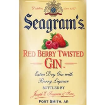 SEAGRAMS GIN RED BERRY 375ML
