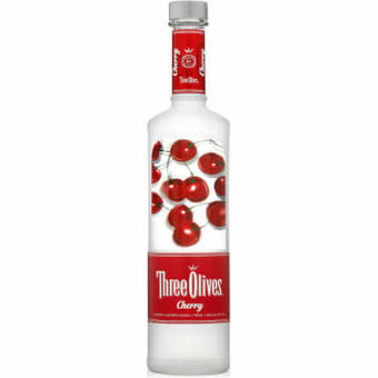 THREE OLIVES CHERRY VODKA 750ML