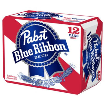 Pabst Blue Ribbon 12 pack 12 pack can