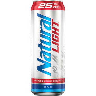 Natural Light 25 oz can