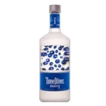 THREE OLIVES BLUEBERRY VODKA 1.75L