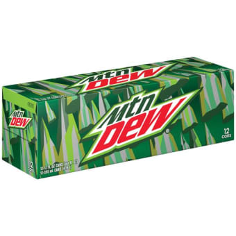 Mtn Dew 12 pack 12 oz can