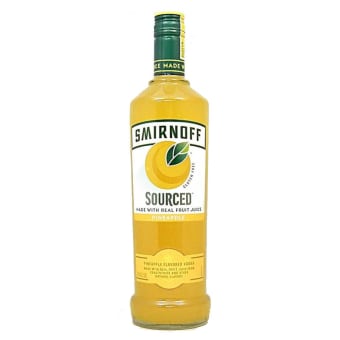 SMIRNOFF SOURCED PINEAPPLE VODKA 750ML
