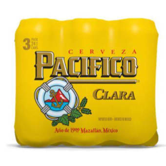 Pacifico 3 pack 3 cans