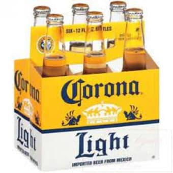 Corona Light 6 pack 6 pack bottles