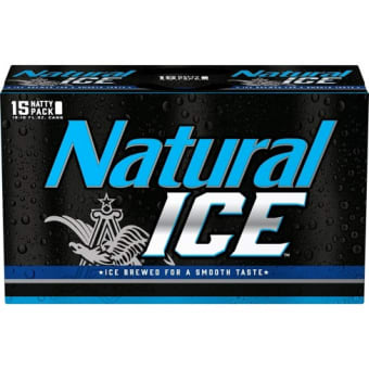 NATURAL ICE CAN 15PK 12 oz