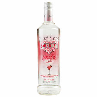SMIRNOFF SORBET LIGHT RASPBERRY POMEGRANATE 750ML