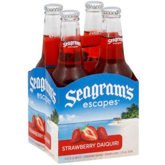 Seagram's Escapes Strawberry Daiquiri - 4 bottles / 11.2oz