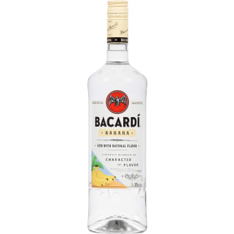 Bacardí Banana Flavored White Rum - 1L