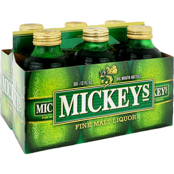Mickey's Fine Malt Liquor - 6 bottles / 12oz