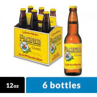 Pacifico Clara Mexican Lager 6Pack 12oz Bottles
