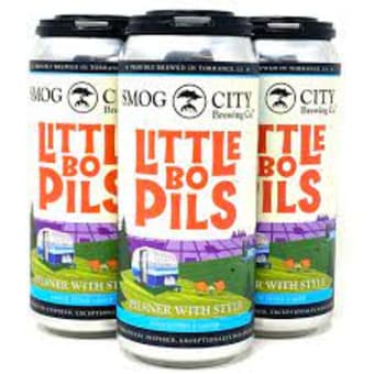 Smog City Little Bo Pilsner - 4 cans / 16oz