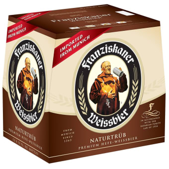 Franziskaner Hefe-Weissbier - 12 bottles / 12oz