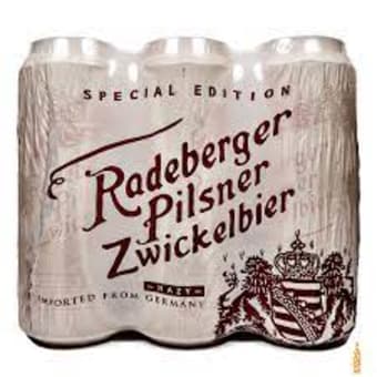 Radeberger Zwickelbier Pilsner - 6 cans / 16oz