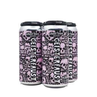 Ghost Town Geisterfaust Pilsner - 4 cans / 16oz