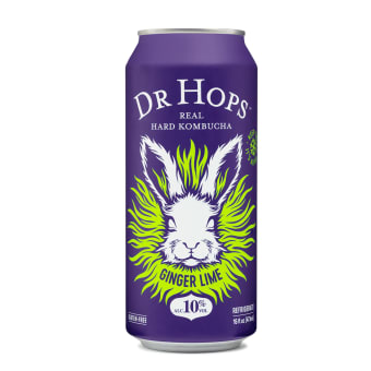 Dr Hops Hard Kombucha Ginger Lime - 1 can / 16oz