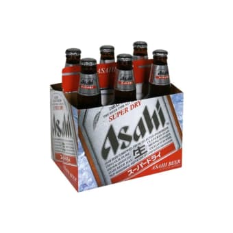 Asahi Super Dry - 6 bottles / 12oz