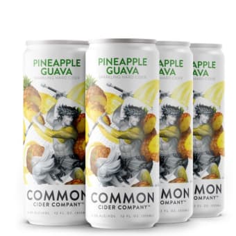Common Cider Pineapple Guava Cider - 6 cans / 12oz