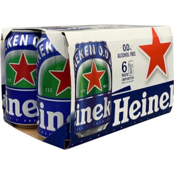 Heineken Non-Alcoholic - 6 cans / 12oz