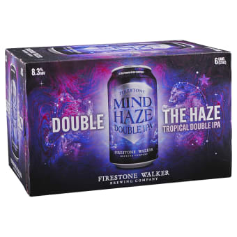 Firestone Walker Mind Haze Double IPA - 6 cans / 12oz