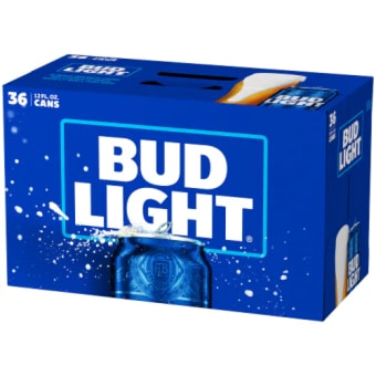 Bud Light - 36 cans / 12oz