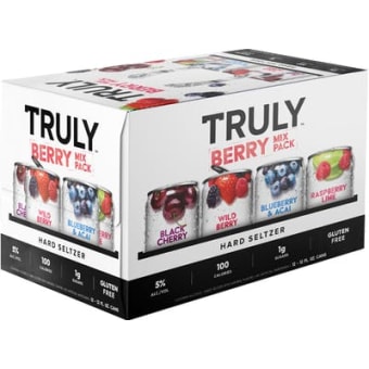 Truly Hard Seltzer Berry Mix Pack Spiked & Sparkling Water 12 Pack can